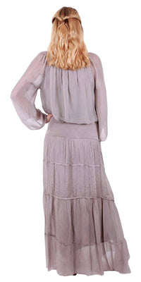 Gigi Moda - Solima Long Tiered Maxi Skirt