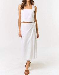 Lalavon - Midi Length Wrap Skirt