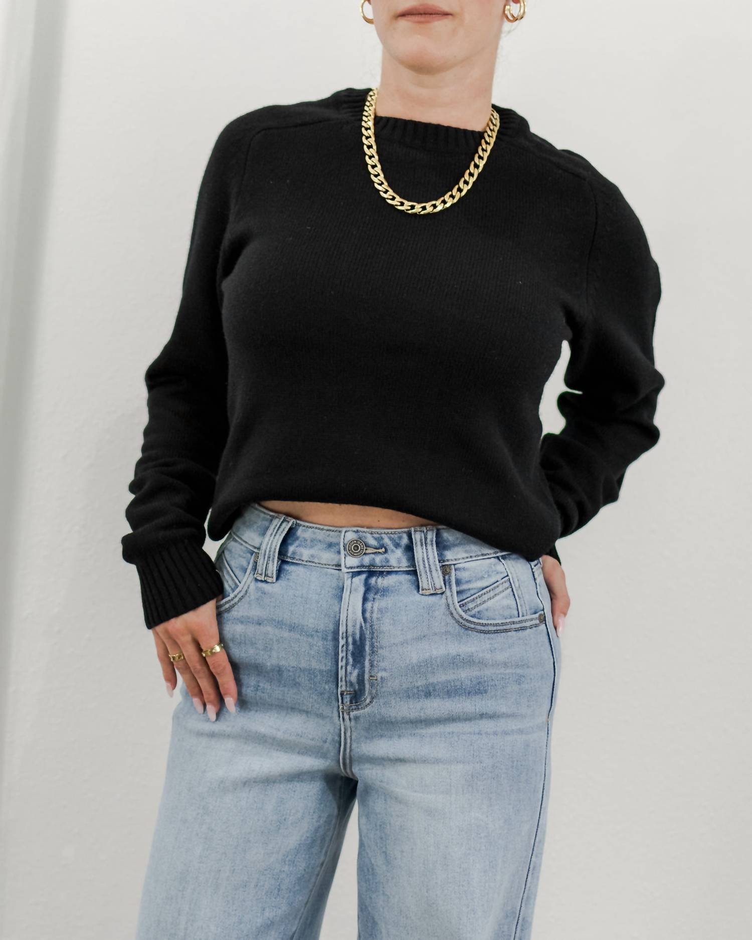 Hidden - Clean Wide Leg Jeans