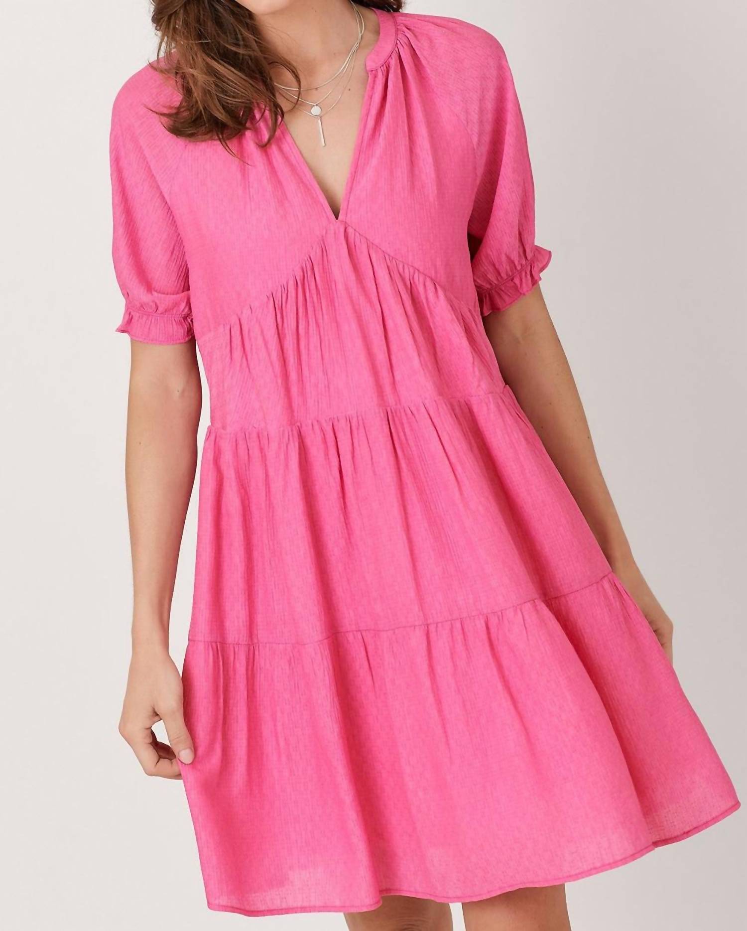 Mystree - Life Is Great Tiered Dress