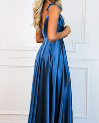 Cinderella Divine - Born To Love You Satin Slit Formal Dress