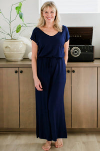 Yala - Kiova V-Neck Bamboo Jumpsuit