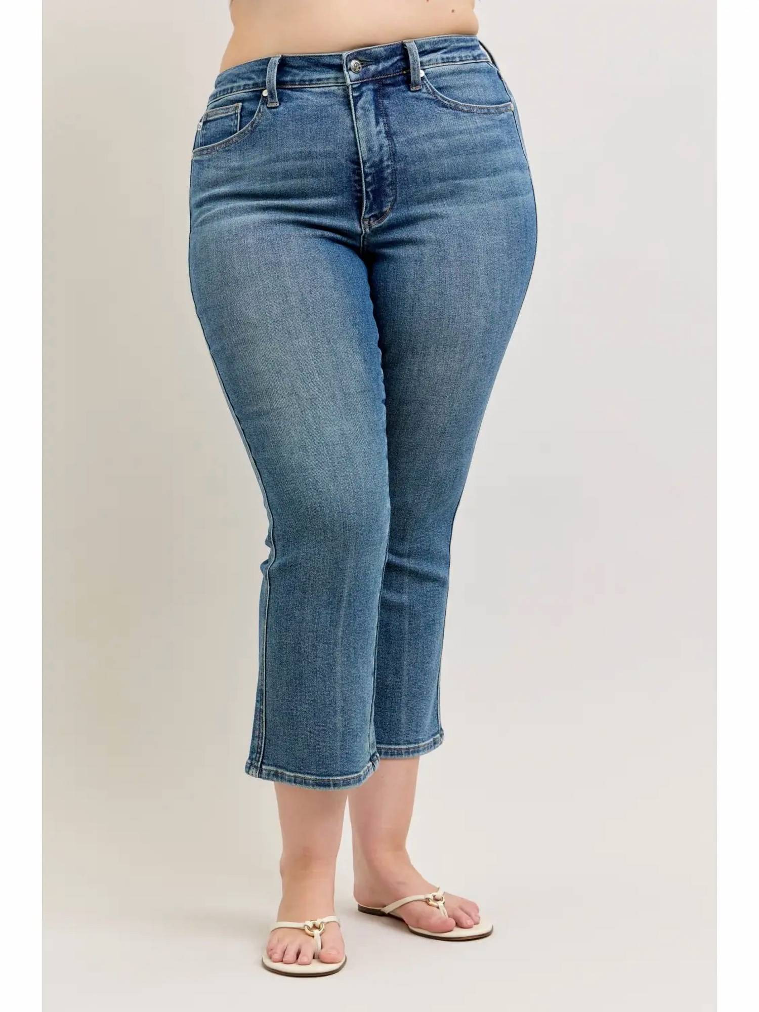 Judy Blue - High Waisted Tummy Control Kick Flare Jeans