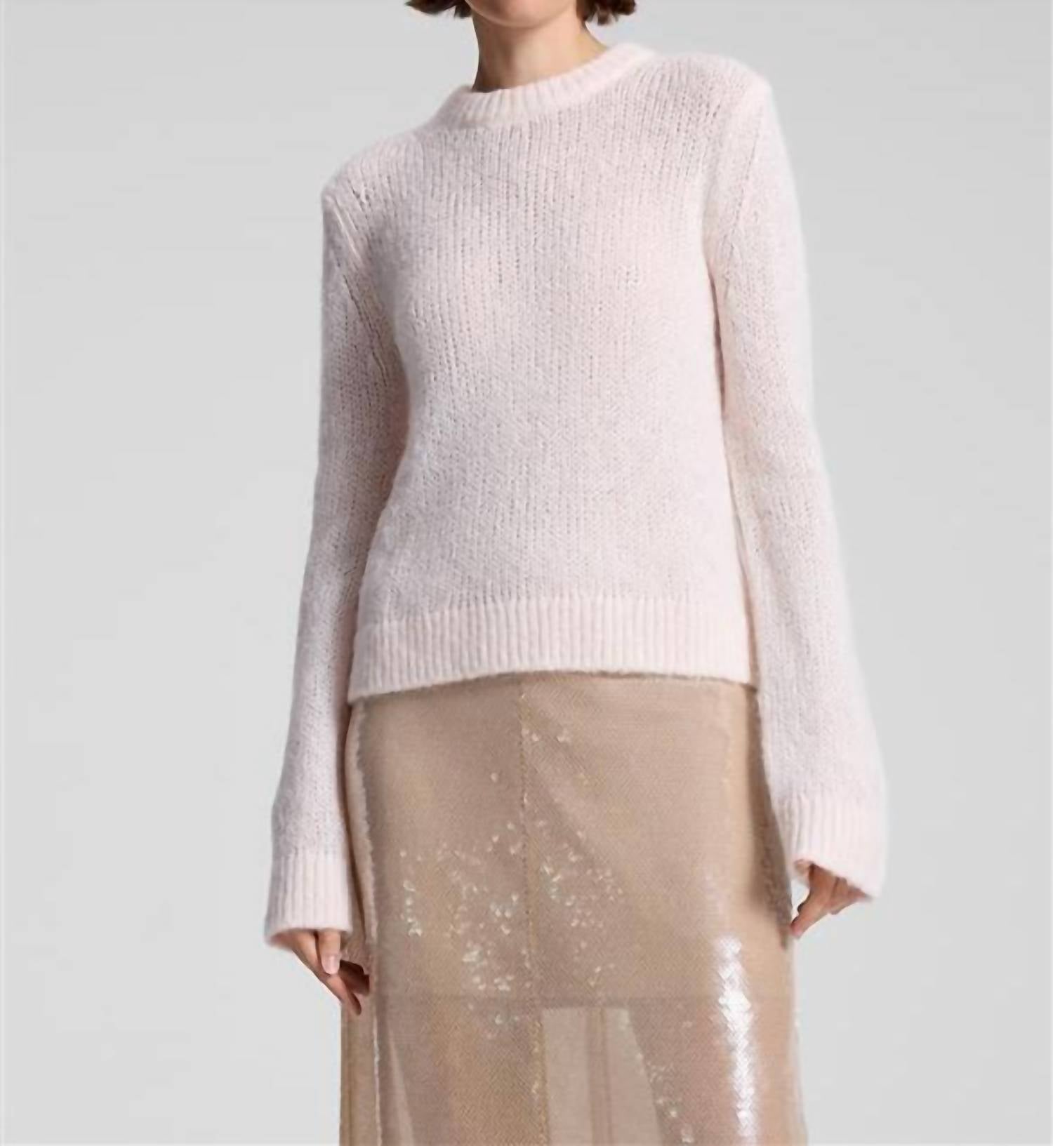 A.L.C. - Bowie Sheer Alpaca Crewneck Sweater