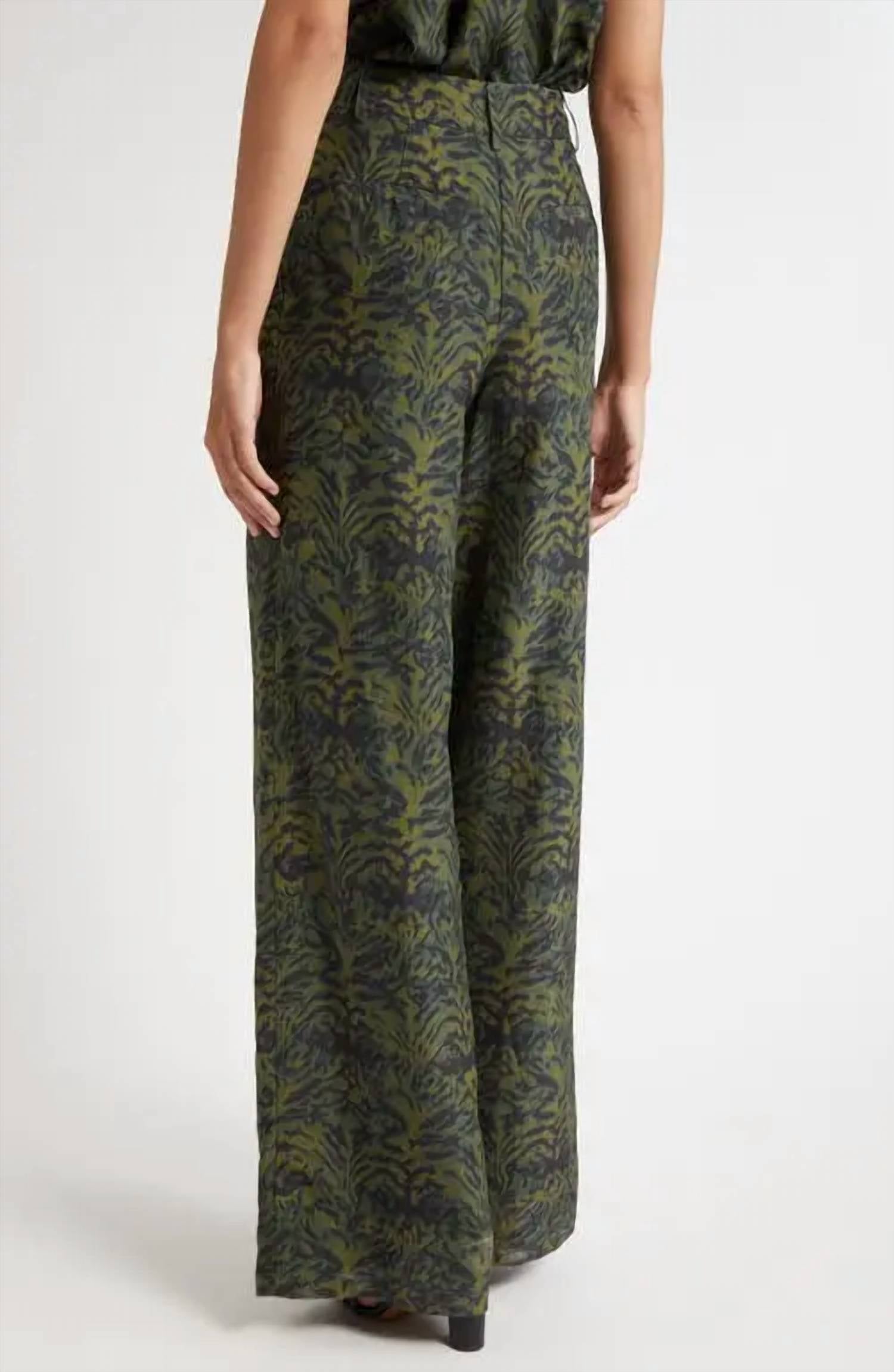 Ulla Johnson - Charlie Silk High Waist Wide Leg Pant