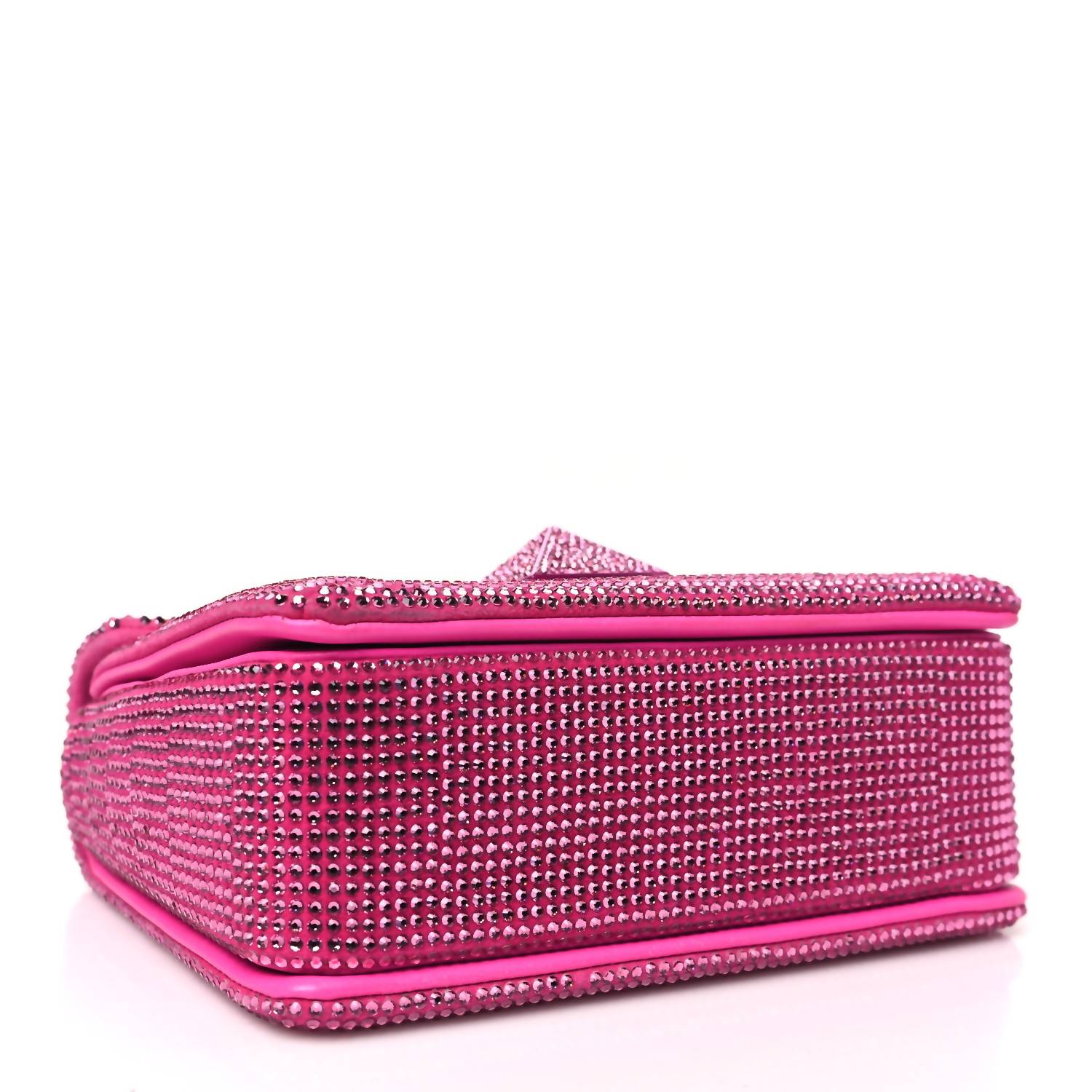 Valentino Garavani - Women's Crystal Suede Embellished Clutch