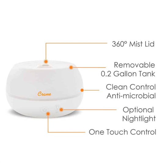 Crane Baby - 0.2 Gallon Personal Humidifier