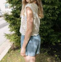 By Together - Ellery Crochet Vest Top