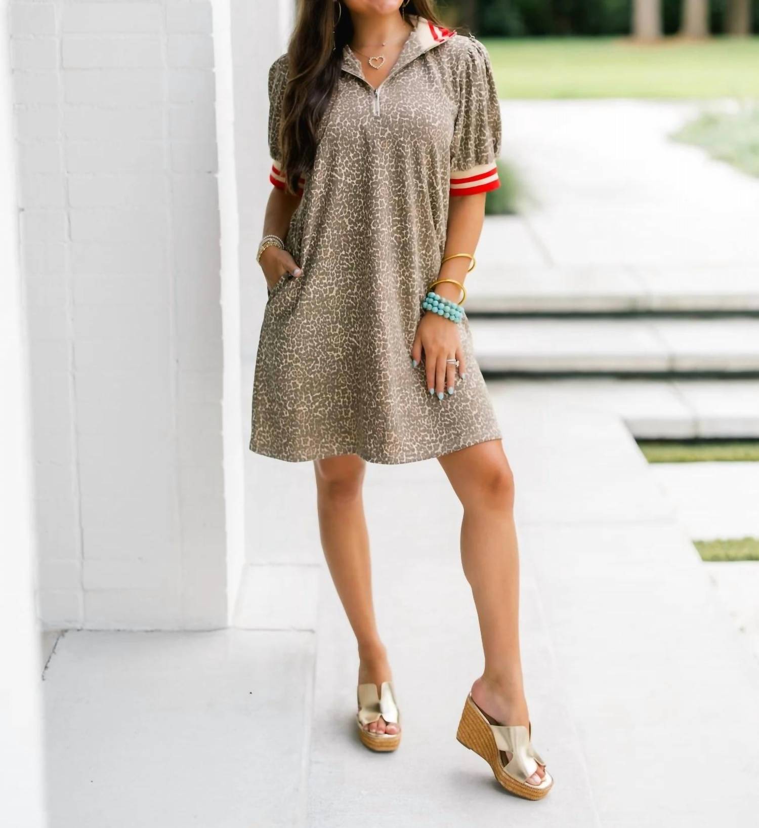 Jodifl - Cotton Blend Zip Dress