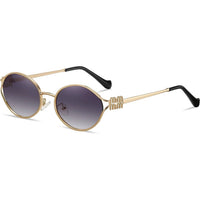 Zeoxie - Women's True Color Lenses Retro Oval Sunglasses