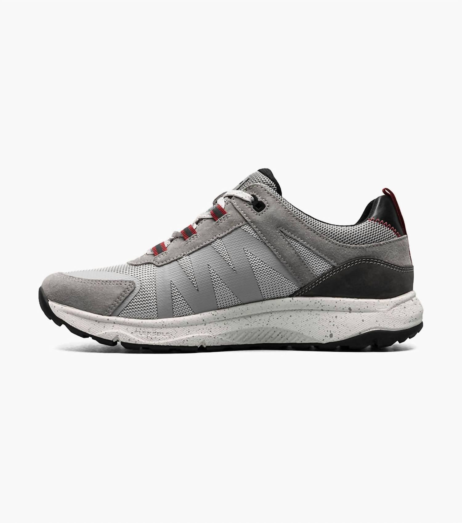 Florsheim Men's Tread Lite Mesh Sneakers in gray - men's sneaker - detail view