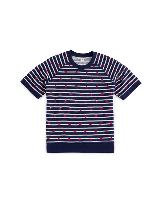Shiraleah - Stars Stripes Short Sleeve Sweatshirt