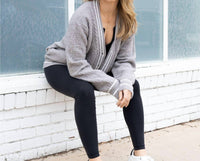 Lavender J - Bruges Baseball Cardigan