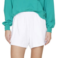 XIRENA Women's Shayla Sweatshort in white prism - women's shorts