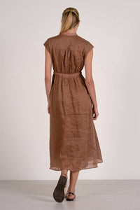 Elan - Elastic Waist Midi Dress