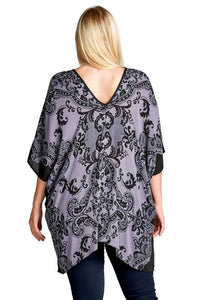 Oddi - Damask Bohemian Tunic Top