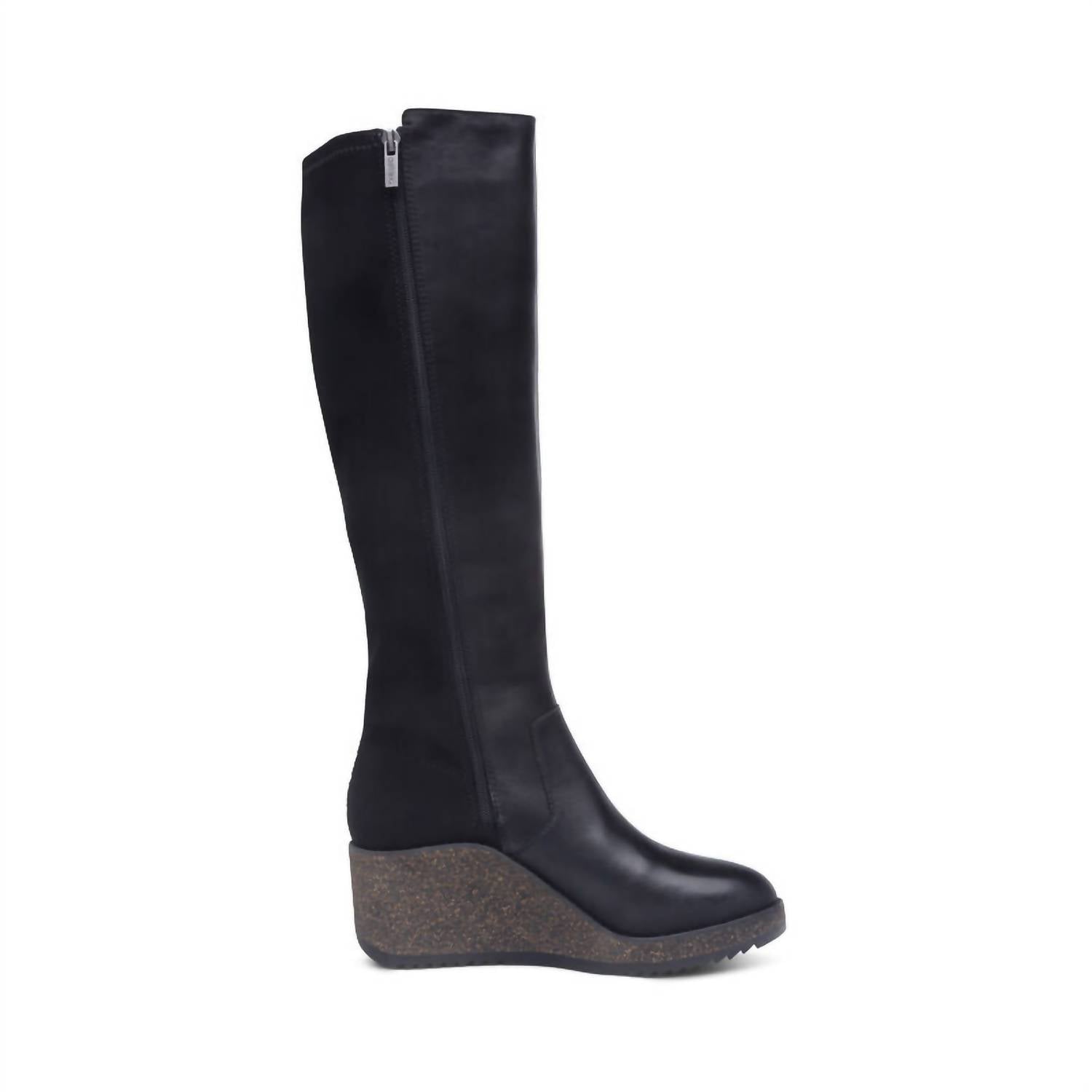 Aetrex - Women's Rose Knee High Cork Wedge Boot