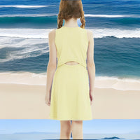 Good Girl - Daisy Cutout Back Sleeveless Dress