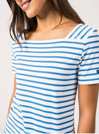SAINT JAMES Tolede II Stripe Dress in neige mer - women's dress - alternate view