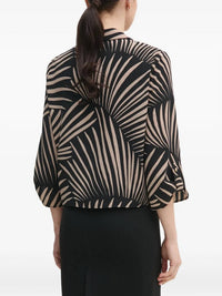 Joseph Ribkoff - GAUZE TROPICAL PRINT TOP