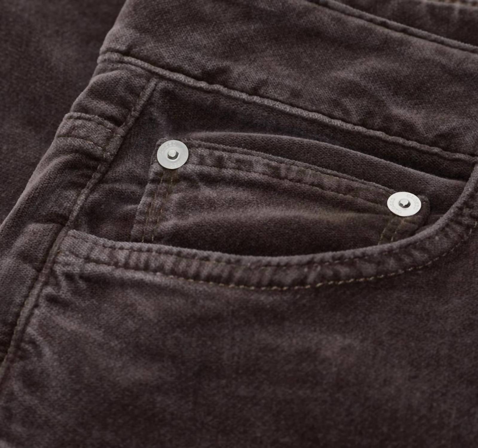 CLOSED Baker Velvet Skinny Jeans in marsh green - women's jeans - detail view