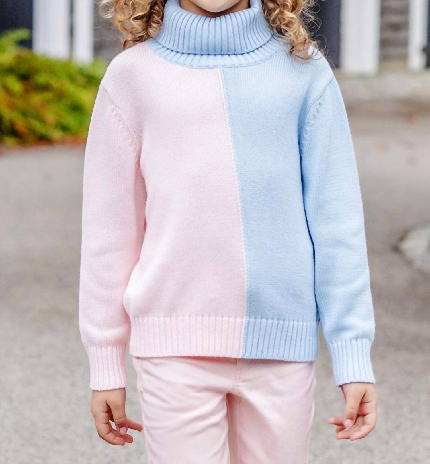 The Beaufort Bonnet Company - Girl's Townsend Turtleneck Sweater
