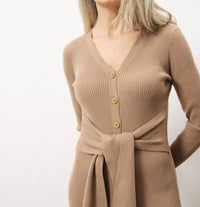 Frnch - Margaux Long Sleeve Midi Dress