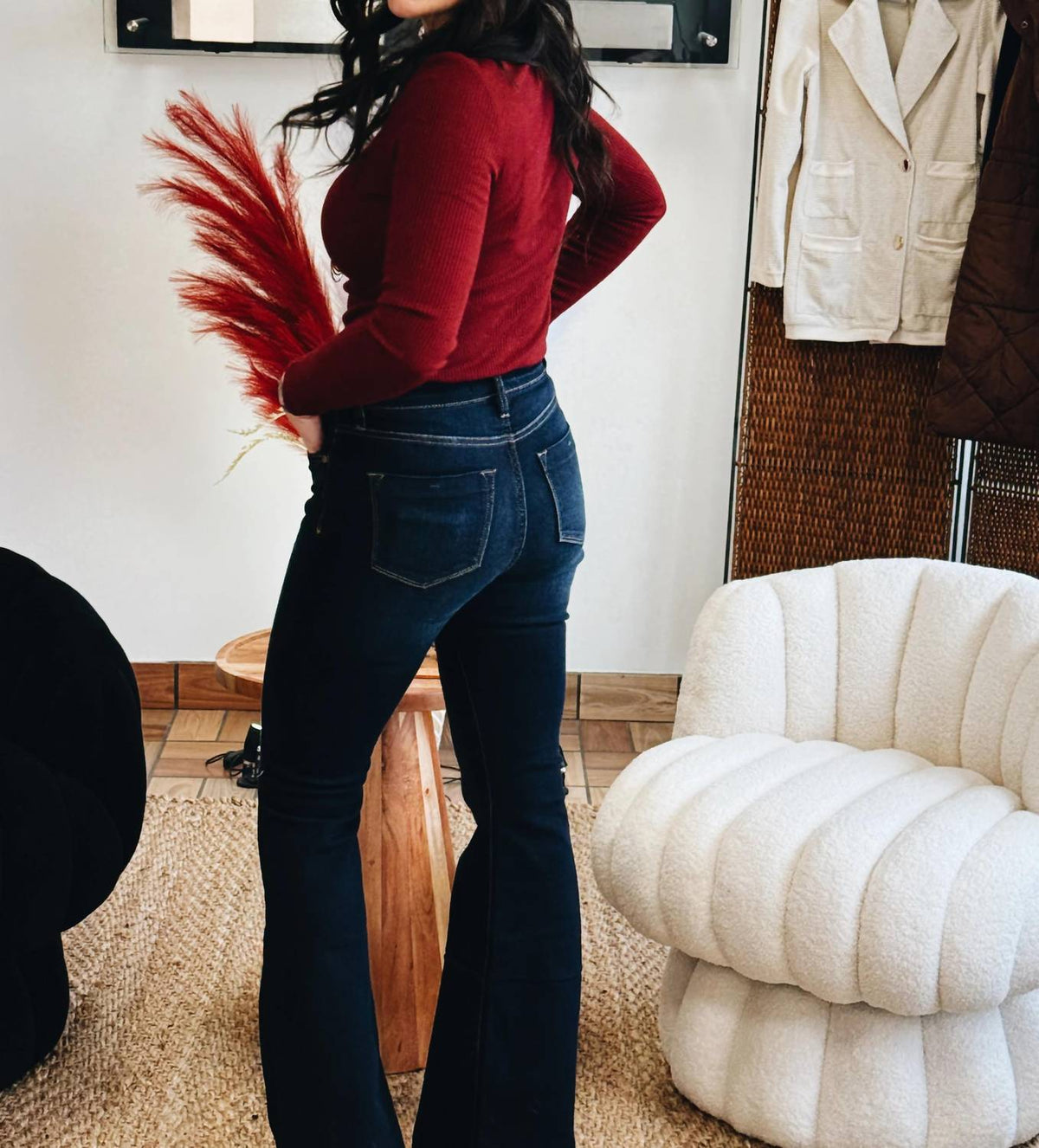 Pretty Bash - The Slow Burn Shimmer Knit Top
