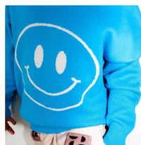 Bizz X Siss - Kid's Unisex Knit Smiley Sweater