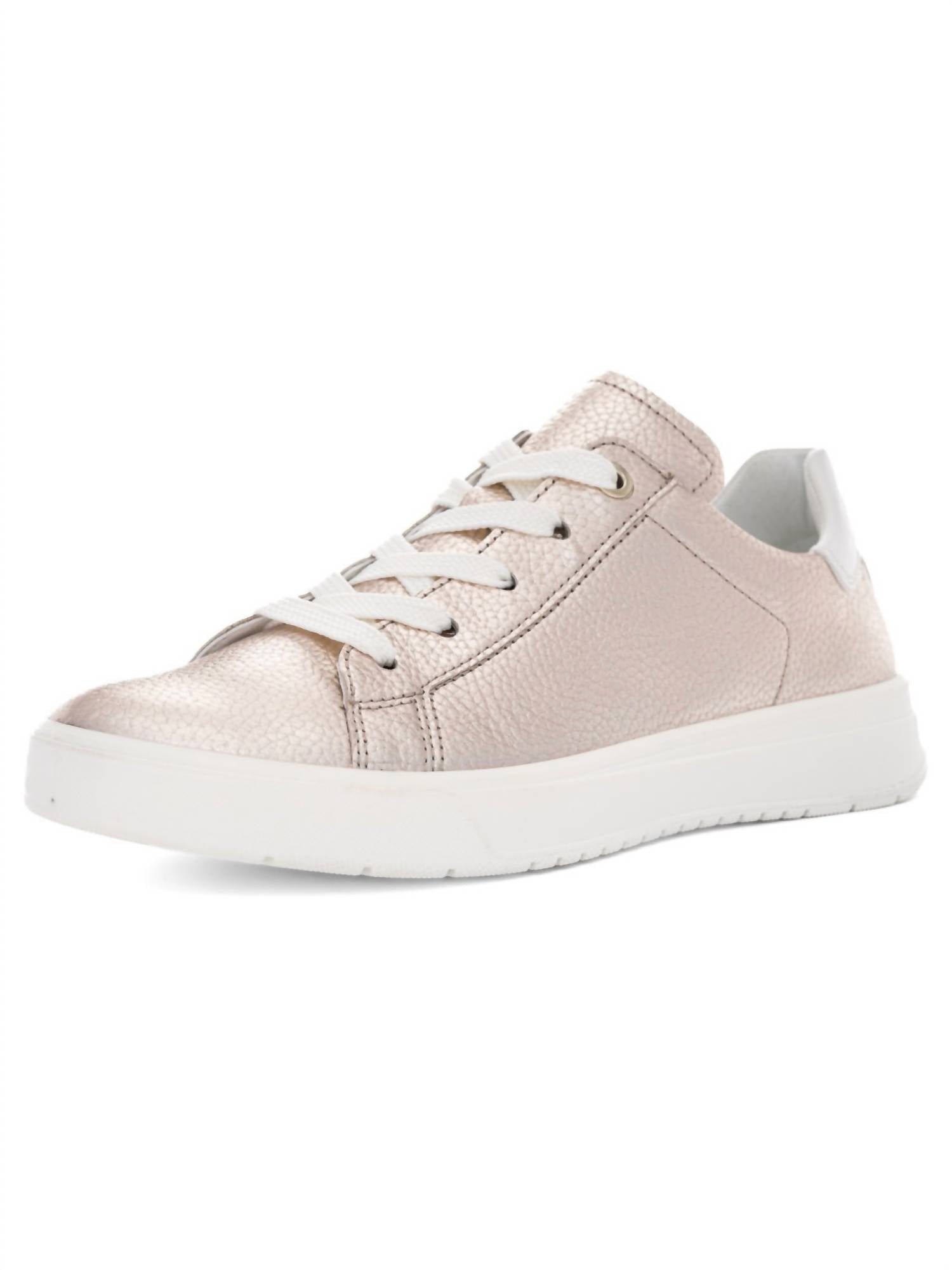 Ara Women's Lace-ups Ruby Sneaker in sand metalic cream - women's sneaker