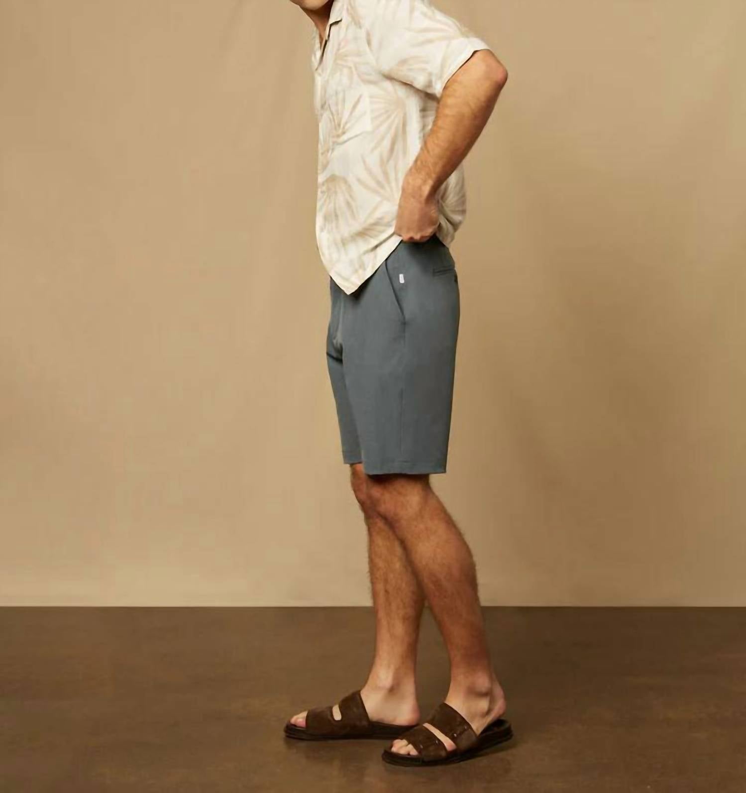 AIR LINEN CONVERTIBLE CAMP SHIRT