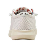 ARIAT Men's Hilo Mesh Slip On Casual Shoe in cream - men's sneaker - detail view