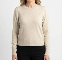 Aqua - RIBBED CASHMERE SWEATER