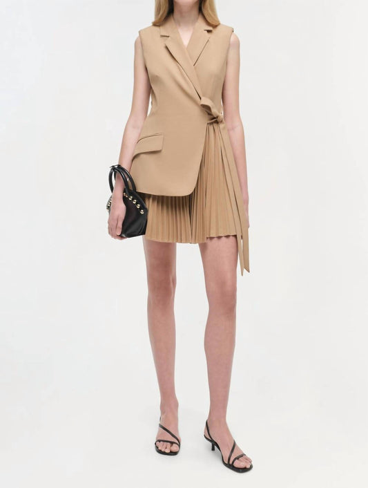 Simkhai - Eman Pleated Mini Dress