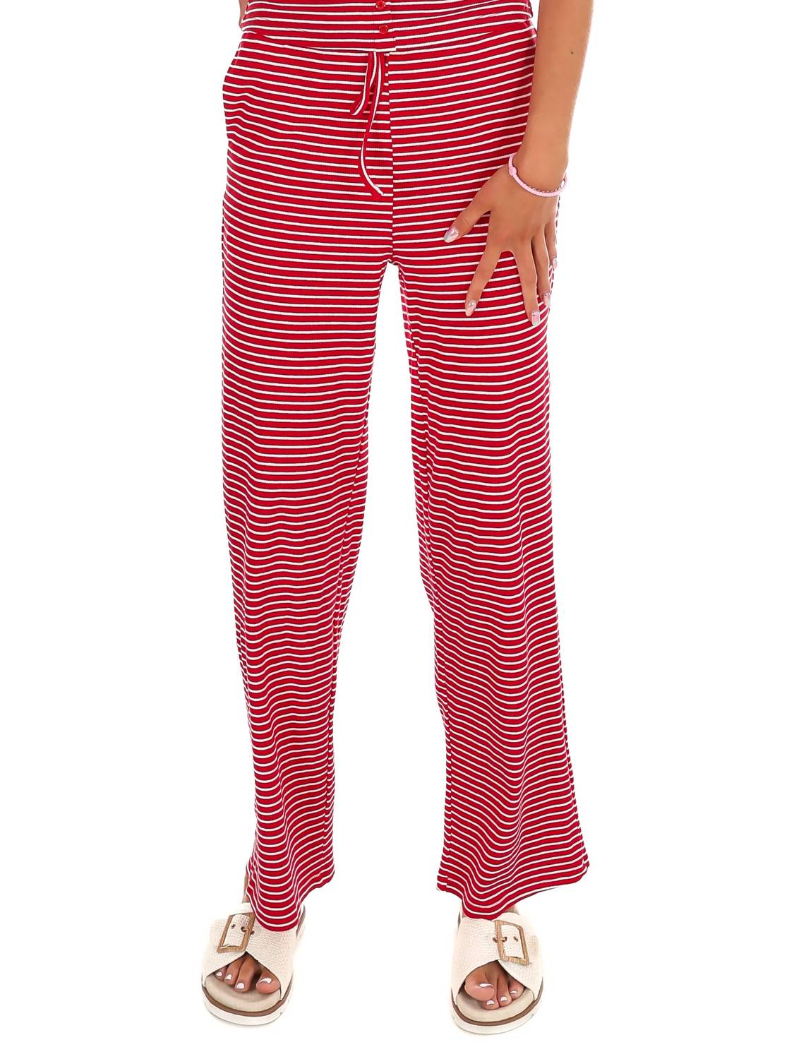 Bailey Rose - Women's All That And More Stripe Pants