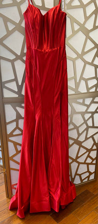 Ellie Wilde - Stretch Satin Prom Gown