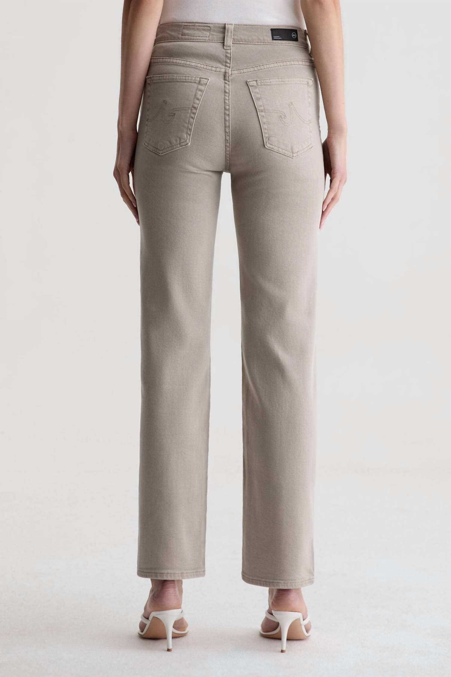 Ag Jeans - Brinley Mid Rise Straight Leg Jeans