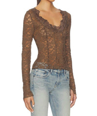 Free People - All Night Long Sleeve Top