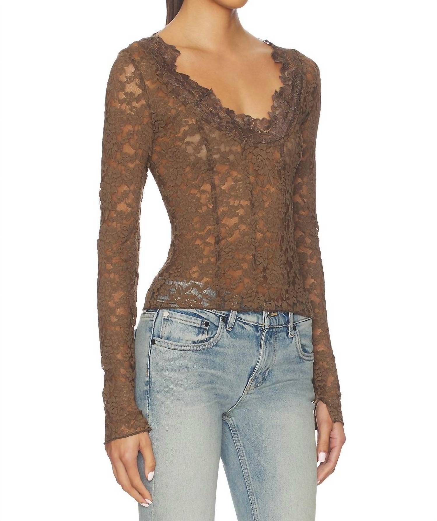 Free People - All Night Long Sleeve Top
