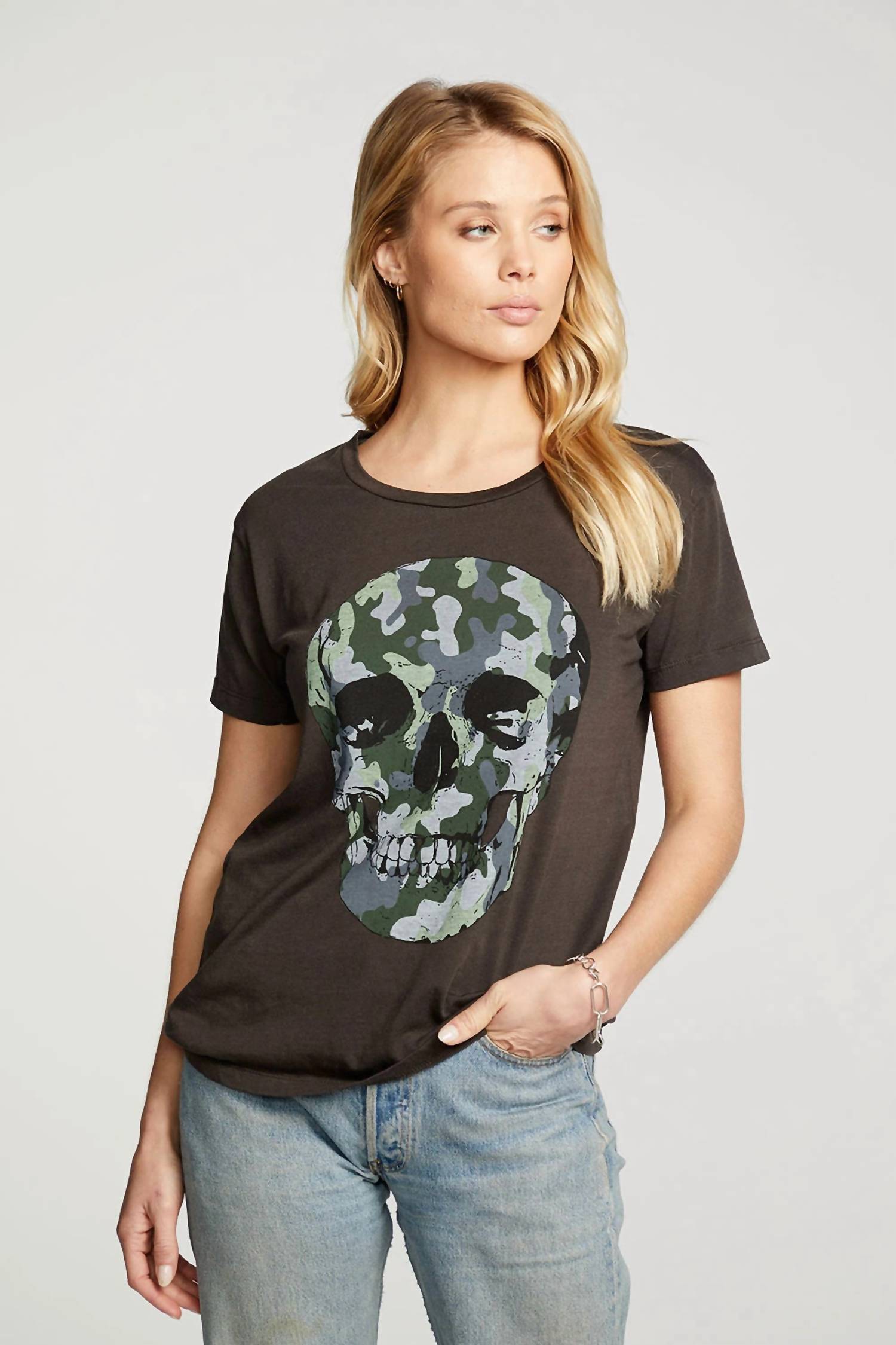 Chaser - Camo Skull Tee