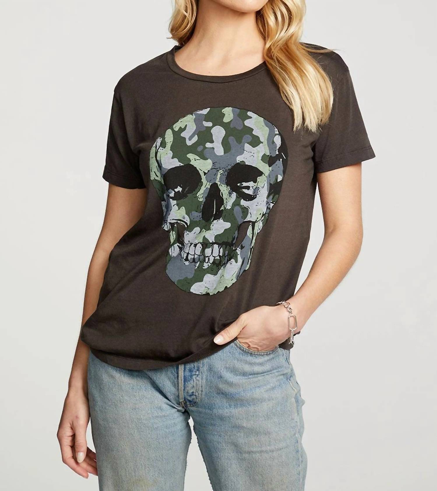 Chaser - Camo Skull Tee