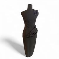 F&P - Women's Ruffled One Shoulder Midi Dress