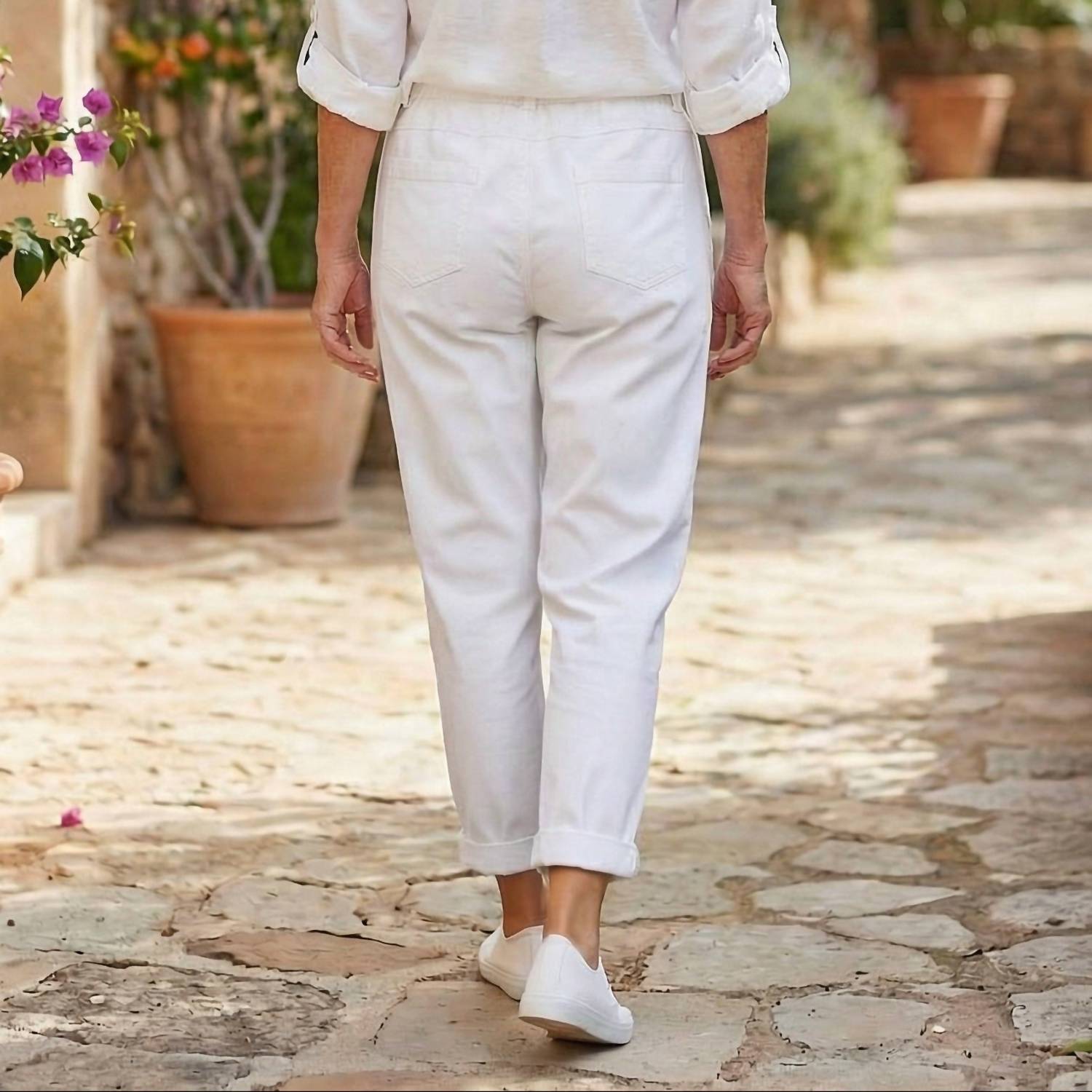 Made In Italy - Tulip-Leg Italian Magic Pants