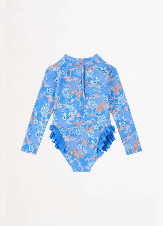 Seafolly - Girls' Fuji Frill Hip Paddlesuit