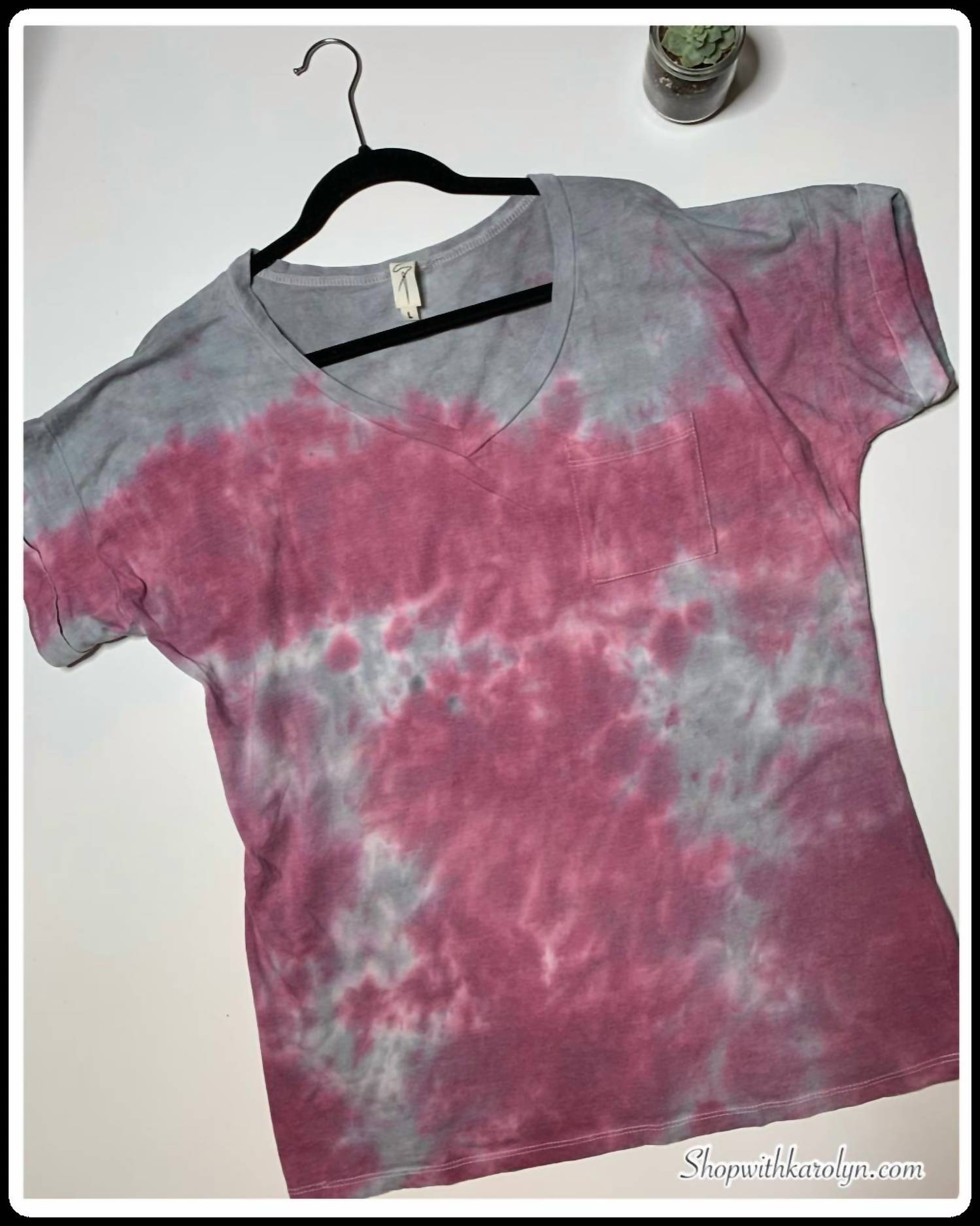 Sew In Love - Tie Dye Tee With Pocket Shirt