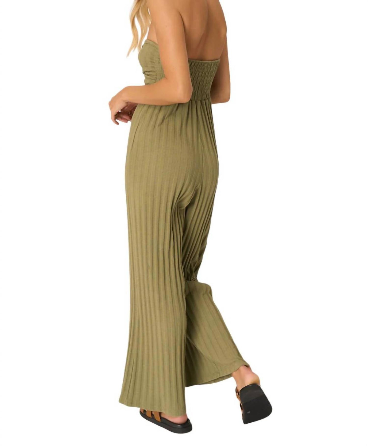 Project Social T - Marseille Strapless Rib Jumpsuit