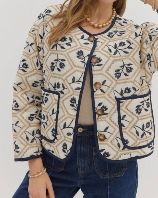 Entro - Pearl Quilted Jacket