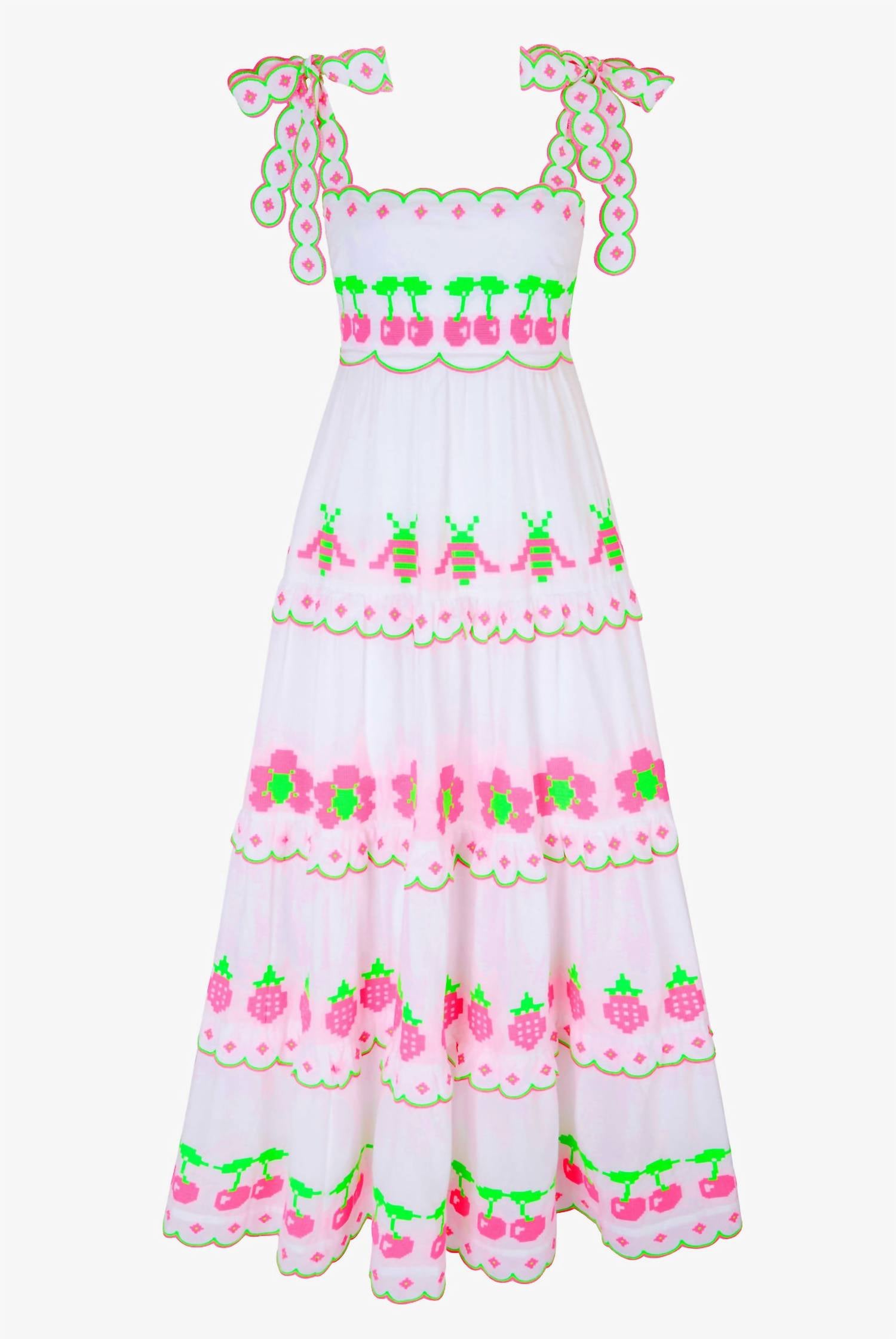 Pink City Prints - Athens Midi Dress