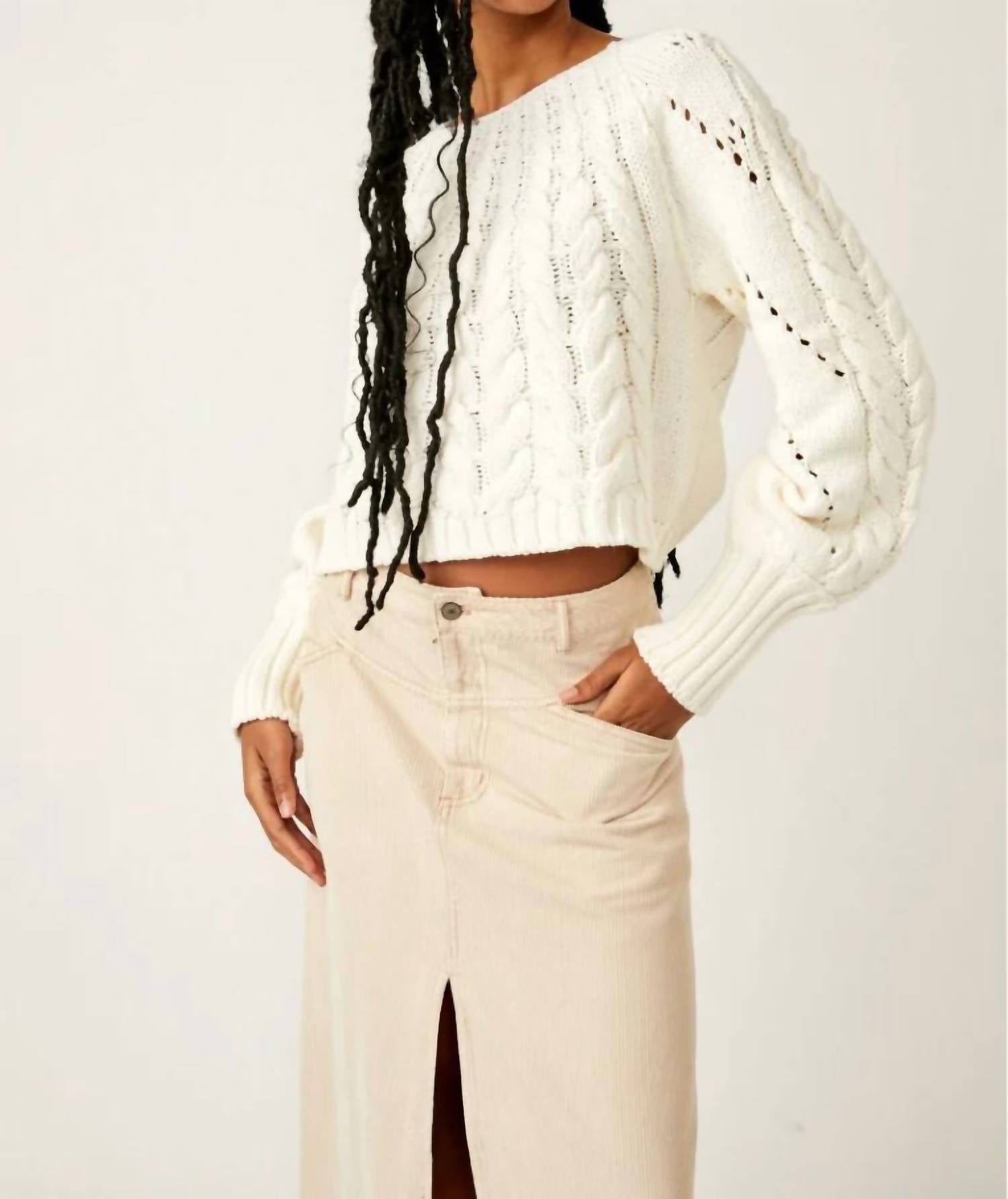 Free People - Sandre Pullover Sweater