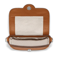 Brighton Women's Emmie Flap Bag in luggage 1 - women's bag - detail view